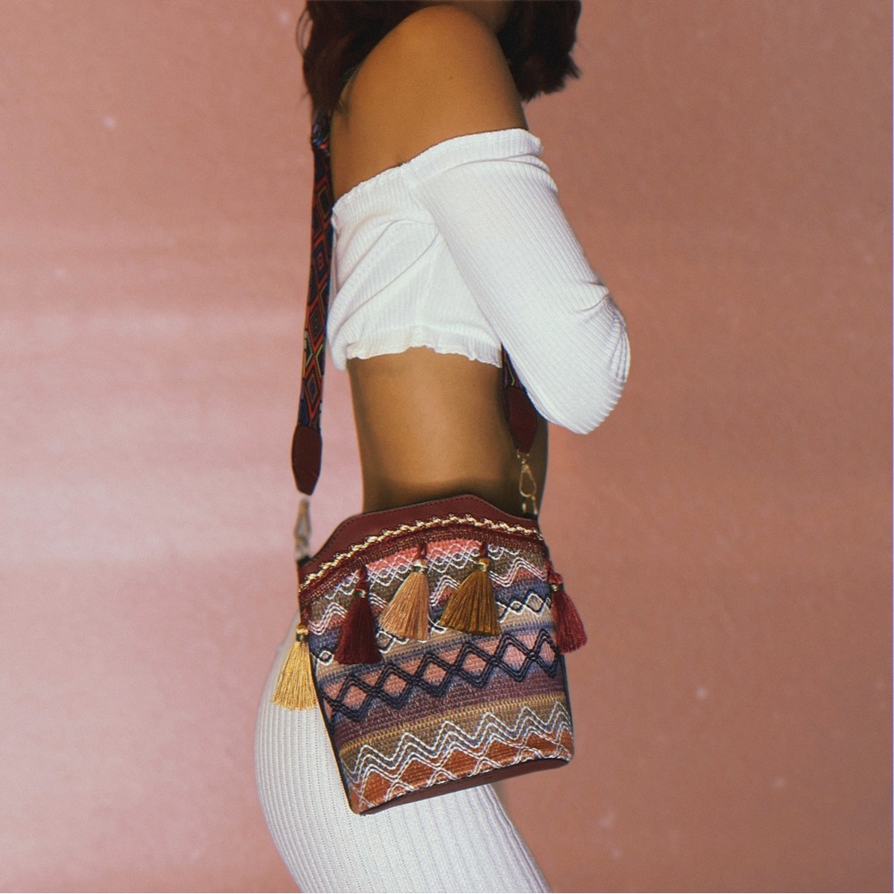 Bohemian Style Crossbody Bag